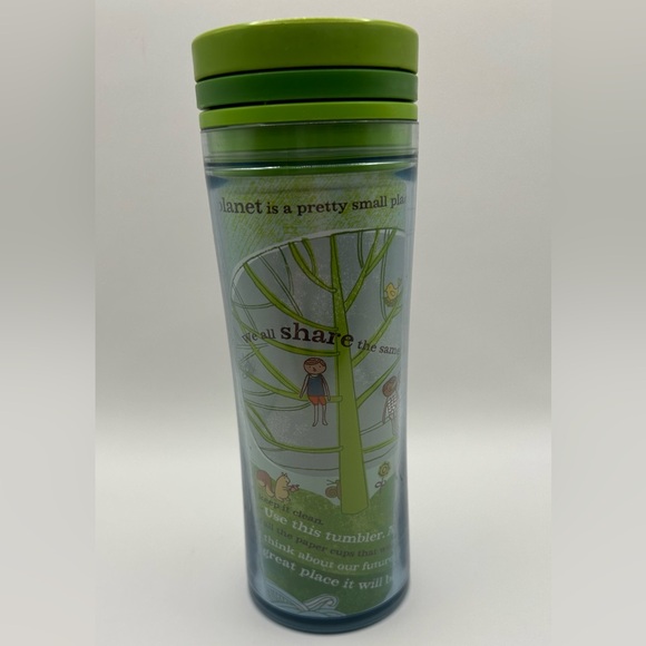 Starbucks Other - STARBUCKS  2008 KIDS 27% RECYCLE THEME TRAVEL TUMBLER 8 OZ REUSE RECYCLE NEW